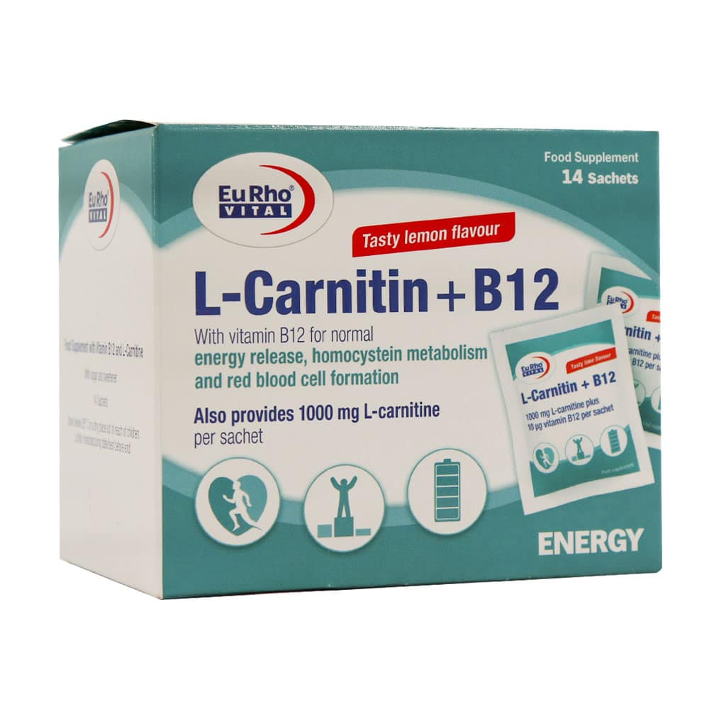 ساشه ال کارنیتین پلاس B12 یوروویتال