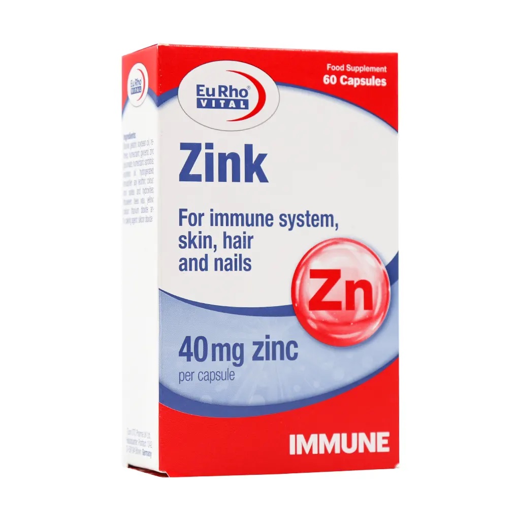 کپسول زینک 40 میلی گرم یوروویتال